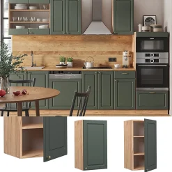 Vicco Elément haut de cuisine Vert Or Campagne 40cm