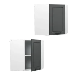 Vicco Elément haut de cuisine Anthracite campagne 57cm