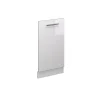 Vicco Façade de lave-vaisselle Blanc Haute brillance 45cm sans PT