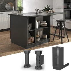 Vicco Îlot de cuisine Anthracite 30cm sans PT
