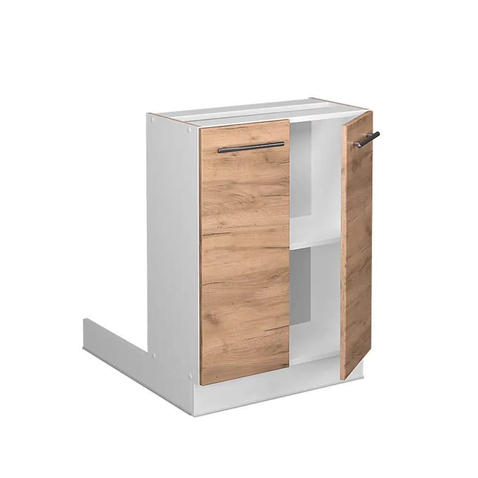 Vicco Îlot de cuisine Chêne de force doré 60cm sans PT