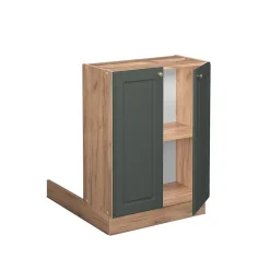 Vicco Îlot de cuisine Vert Or Campagne 60cm sans PT