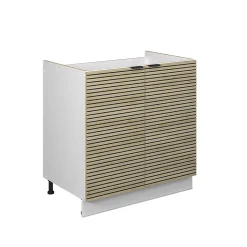 Vicco Meuble bas sous-évier Panneau en chêne 80cm sans plan de travail