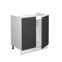 Vicco Meuble bas sous-évier Anthracite-or 80cm , PT Anthracite