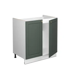 Vicco Meuble bas sous-évier Vert Or Campagne 80cm sans PT