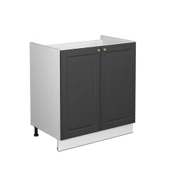 Vicco Meuble bas sous-évier Anthracite-or 80cm sans PT