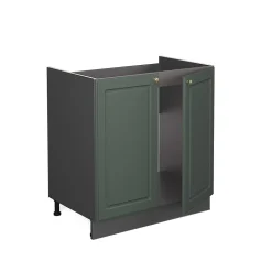 Vicco Meuble bas sous-évier Vert Or Campagne 80cm sans PT