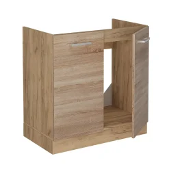 Vicco Meuble bas sous-évier Sonoma 80cm , PT Chêne