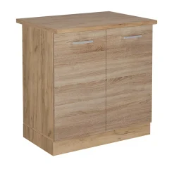 Vicco Meuble bas sous-évier Sonoma 80cm , PT Chêne