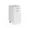 Vicco Meuble cuisine Blanc Haute brillance 40cm sans PT