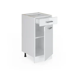 Vicco Meuble cuisine Blanc Haute brillance 40cm sans PT