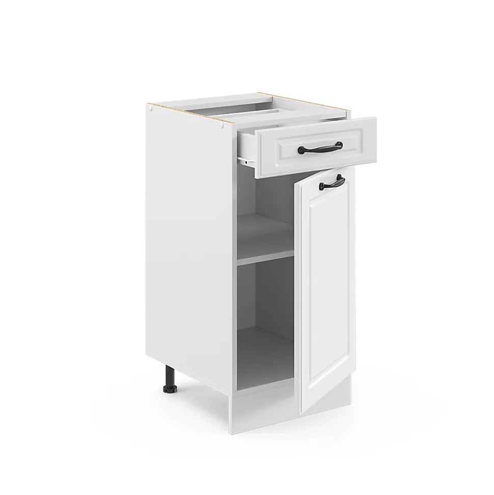 Vicco Meuble cuisine Blanc campagne 40cm sans PT