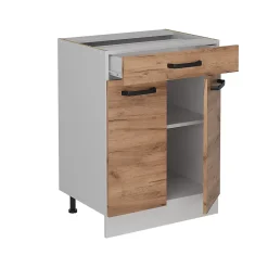 Vicco Meuble cuisine Chêne de force doré 60cm sans PT