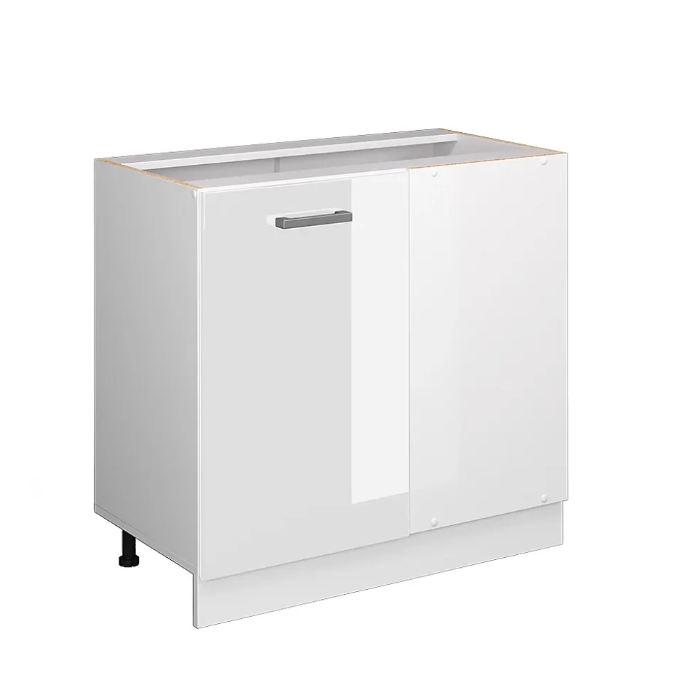 Vicco Meuble dangle Blanc Haute brillance 86cm sans PT