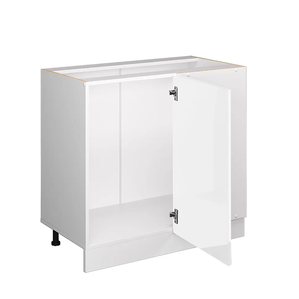 Vicco Meuble dangle Blanc Haute brillance 86cm sans PT