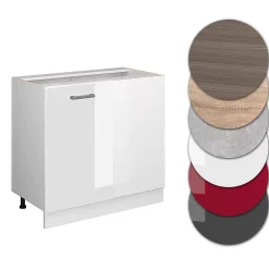 Vicco Meuble dangle Blanc Haute brillance 86cm sans PT