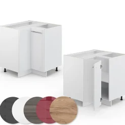 Vicco Meuble dangle Blanc Haute brillance 80.5cm sans PT