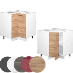 Vicco Meuble dangle Chêne de force doré 80.5cm sans PT