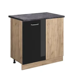 Vicco Meuble dangle Noir Haute brillance 86cm , PT Anthracite