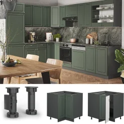 Vicco Meuble dangle Vert Or Campagne 80.5cm sans PT