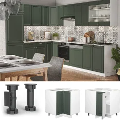 Vicco Meuble dangle Vert Or Campagne 80.5cm sans PT