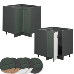 Vicco Meuble dangle Vert Or Campagne 80.5cm , PT Chêne