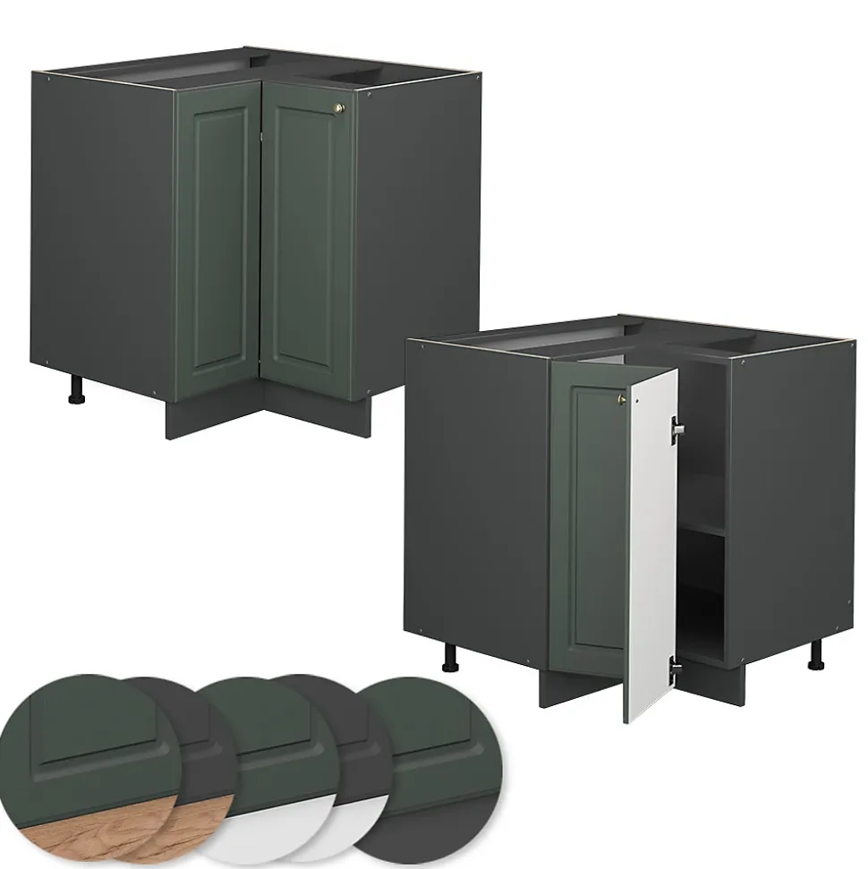 Vicco Meuble dangle Vert Or Campagne 80.5cm , PT Chêne