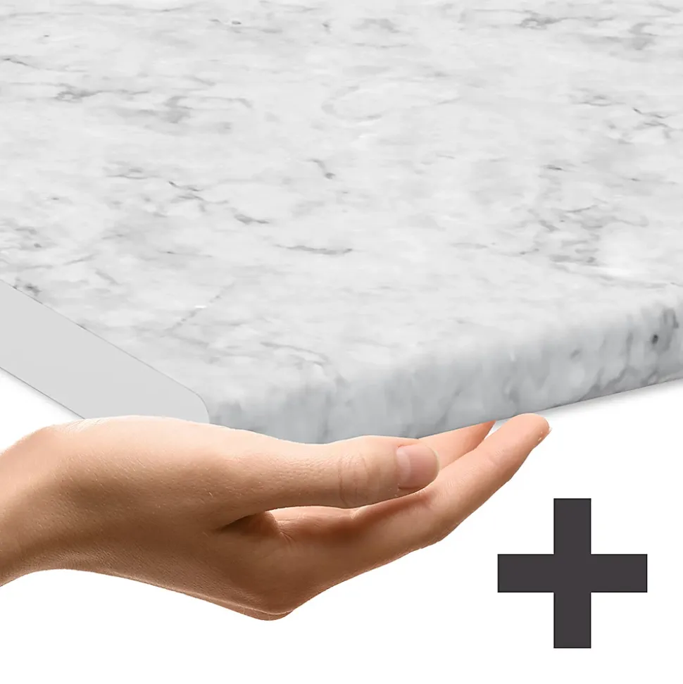 Vicco Meuble de cuisine Bleu-gris 30cm PT Marbre