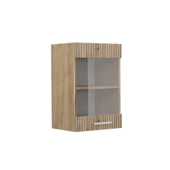 Vicco Meuble de cuisine haut vitré Chêne Artisan 40cm