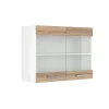 Vicco Meuble de cuisine haut vitré Sonoma 80cm