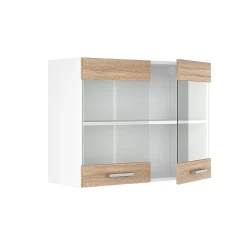 Vicco Meuble de cuisine haut vitré Sonoma 80cm