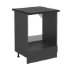 Vicco Meuble pour four Anthracite Haute brillance 60cm , PT Anthracite