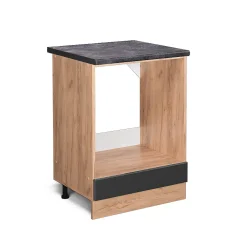 Vicco Meuble pour four Anthracite Haute brillance 60cm , PT Anthracite