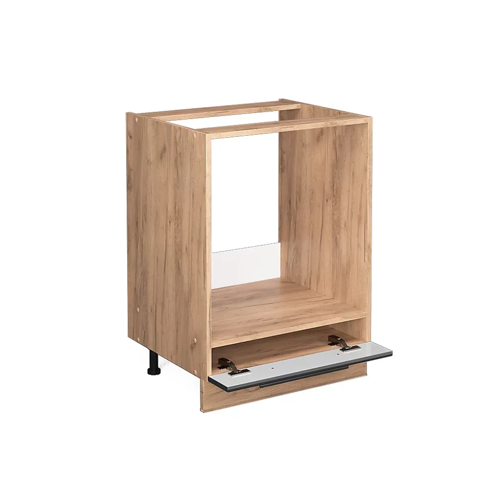 Vicco Meuble pour four Anthracite Haute brillance 60cm sans PT