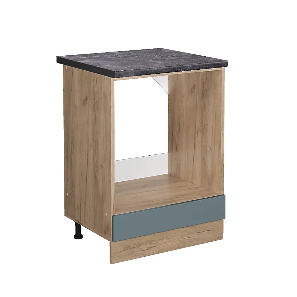 Vicco Meuble pour four Bleu-gris 60cm , PT Anthracite