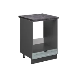 Vicco Meuble pour four Bleu clair-gris 60cm , PT Anthracite