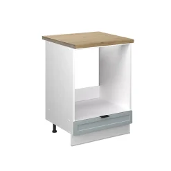 Vicco Meuble pour four Bleu clair-gris 60cm , PT Chêne