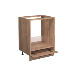 Vicco Meuble pour four Chêne de force doré 60cm , PT Chêne