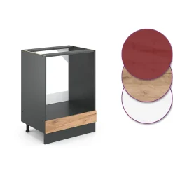 Vicco Meuble pour four Chêne de force doré 60cm , PT Chêne