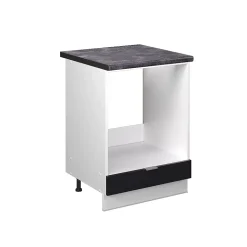 Vicco Meuble pour four Noir rayé 60cm , PT Anthracite