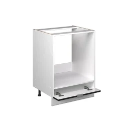 Vicco Meuble pour four Noir rayé 60cm , PT Anthracite