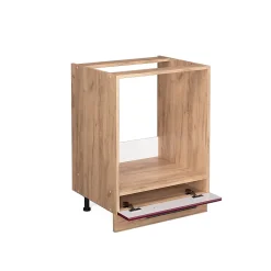 Vicco Meuble pour four Rouge bordeaux Haute brillance 60cm sans PT