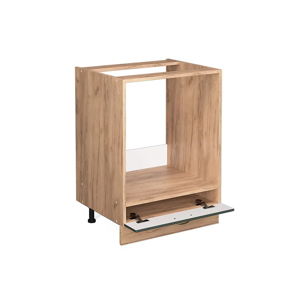 Vicco Meuble pour four Vert Or Campagne 60cm , PT Chêne