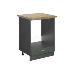 Vicco Meuble pour four Vert Or Campagne 60cm , PT Chêne