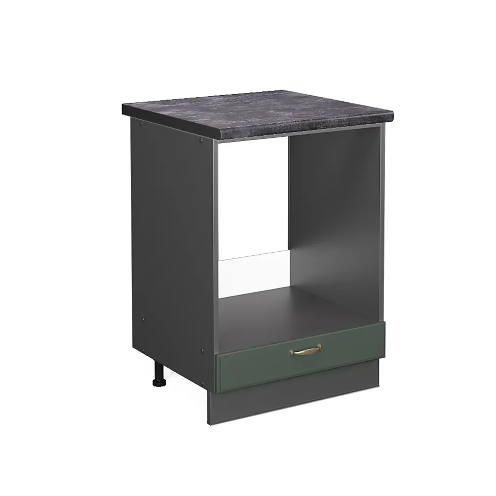 Vicco Meuble pour four Vert Or Campagne 60cm , PT Anthracite