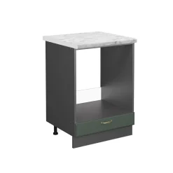 Vicco Meuble pour four Vert Or Campagne 60cm , PT Marbre