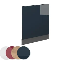 Vicco panneau de lave-vaisselle Bleu foncé brillant 60cm , PT Anthracite