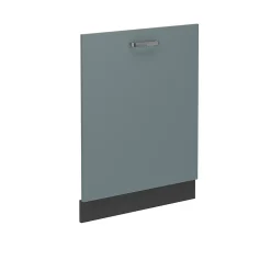 Vicco Panneau de lave-vaisselle Bleu-gris 60cm sans PT