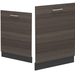 Vicco Panneau de lave-vaisselle Gris noble 60cm , PT Anthracite