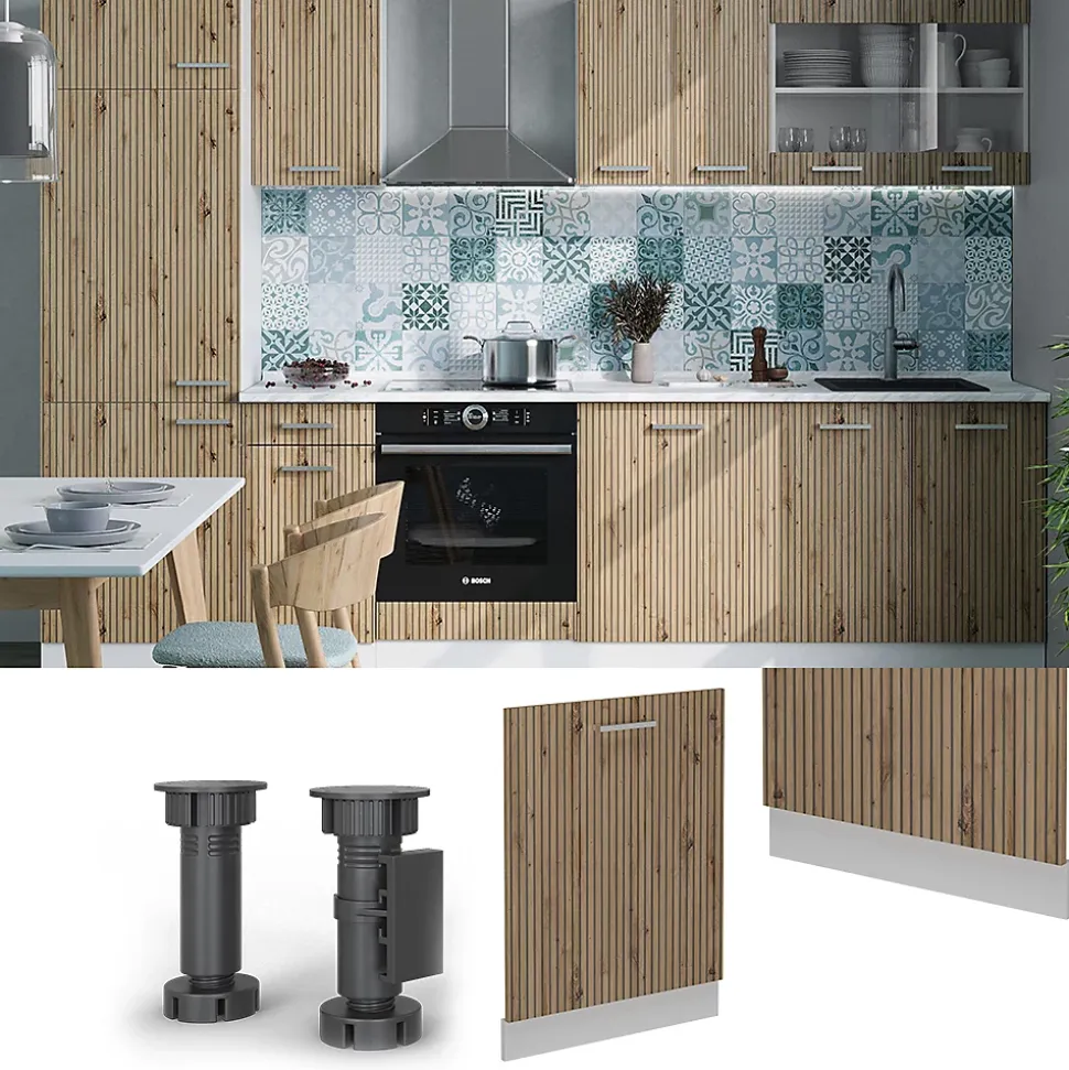 Vicco Panneau de lave-vaisselle Chêne Artisan 60cm , PT Chêne